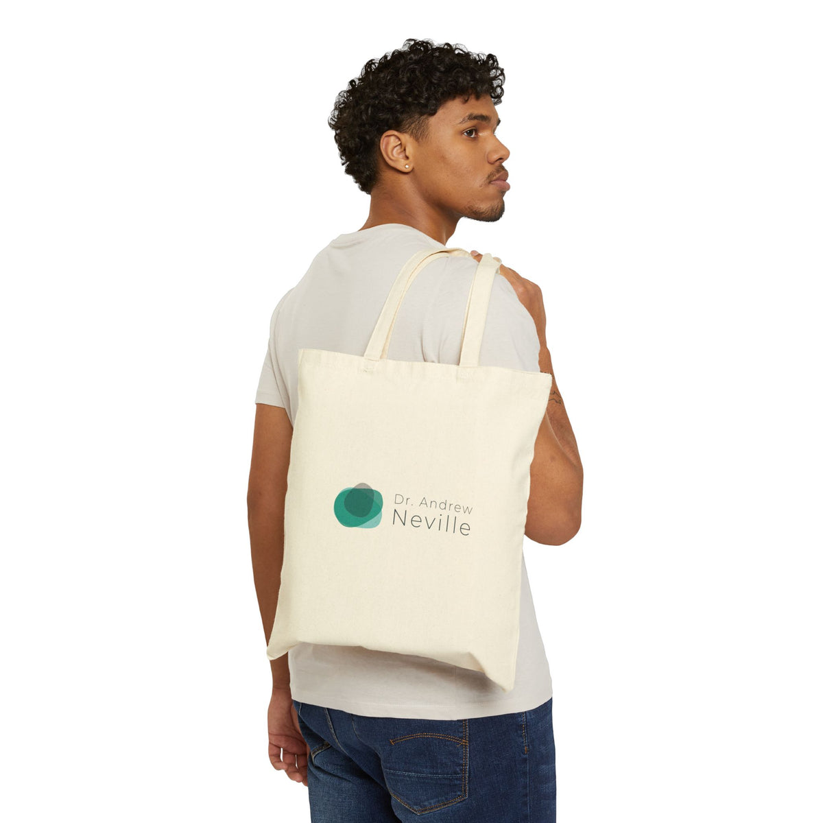 Dr. Neville's Cotton Canvas Tote Bag - Natural Canvas