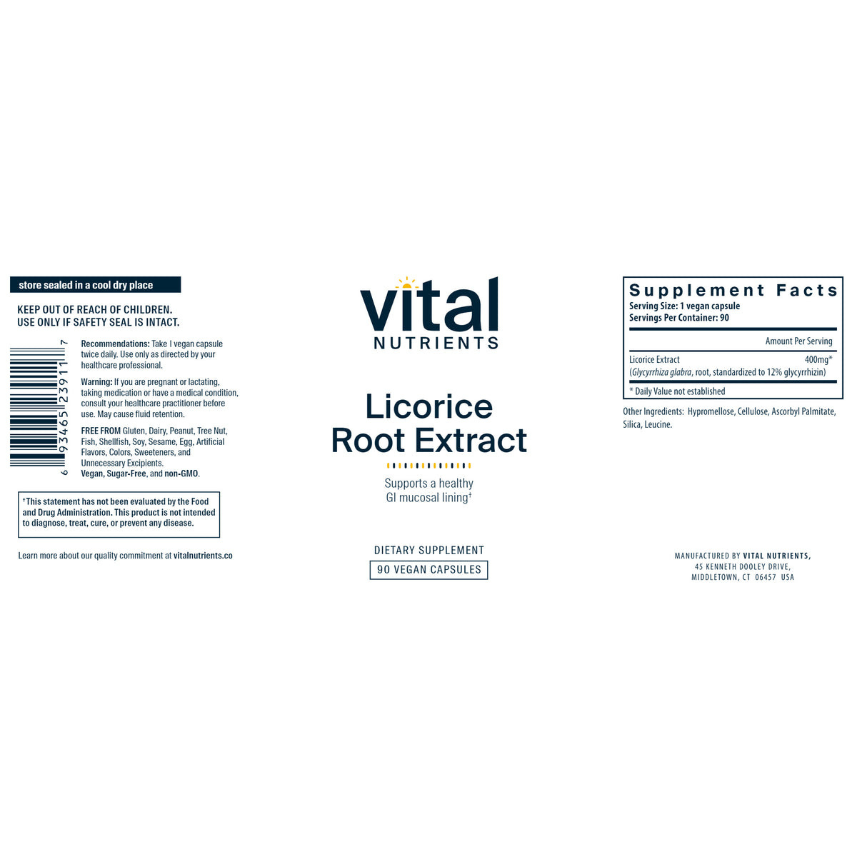 Licorice Root Extract 400mg