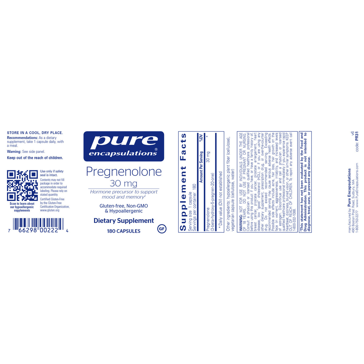 Pregnenolone 30mg