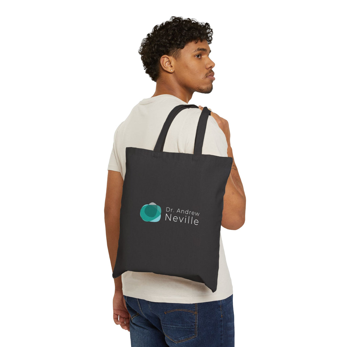 Dr. Neville's Cotton Canvas Tote Bag - Black