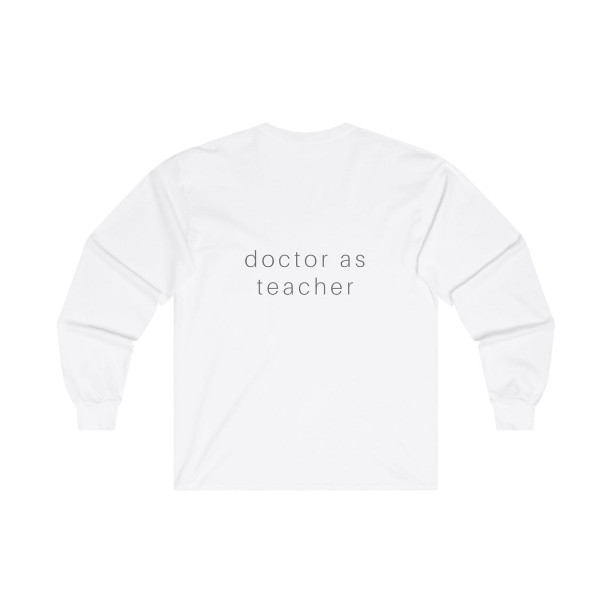 "Docere" Doctor as Teacher - Long Sleeve T-Shirt (Black) - Dr. Andrew Neville