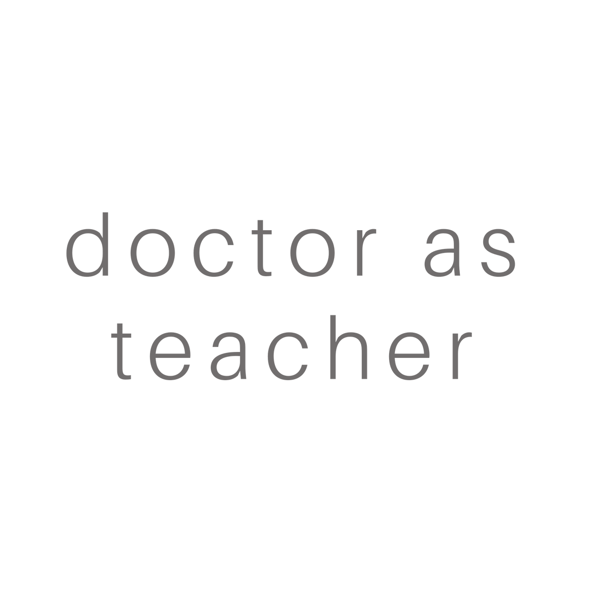 "Docere" Doctor as Teacher - Dr. Neville's Cotton Canvas Tote Bag (Natural Canvas)