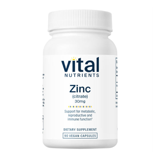 Zinc (Citrate) 30 mg - 90 capsules