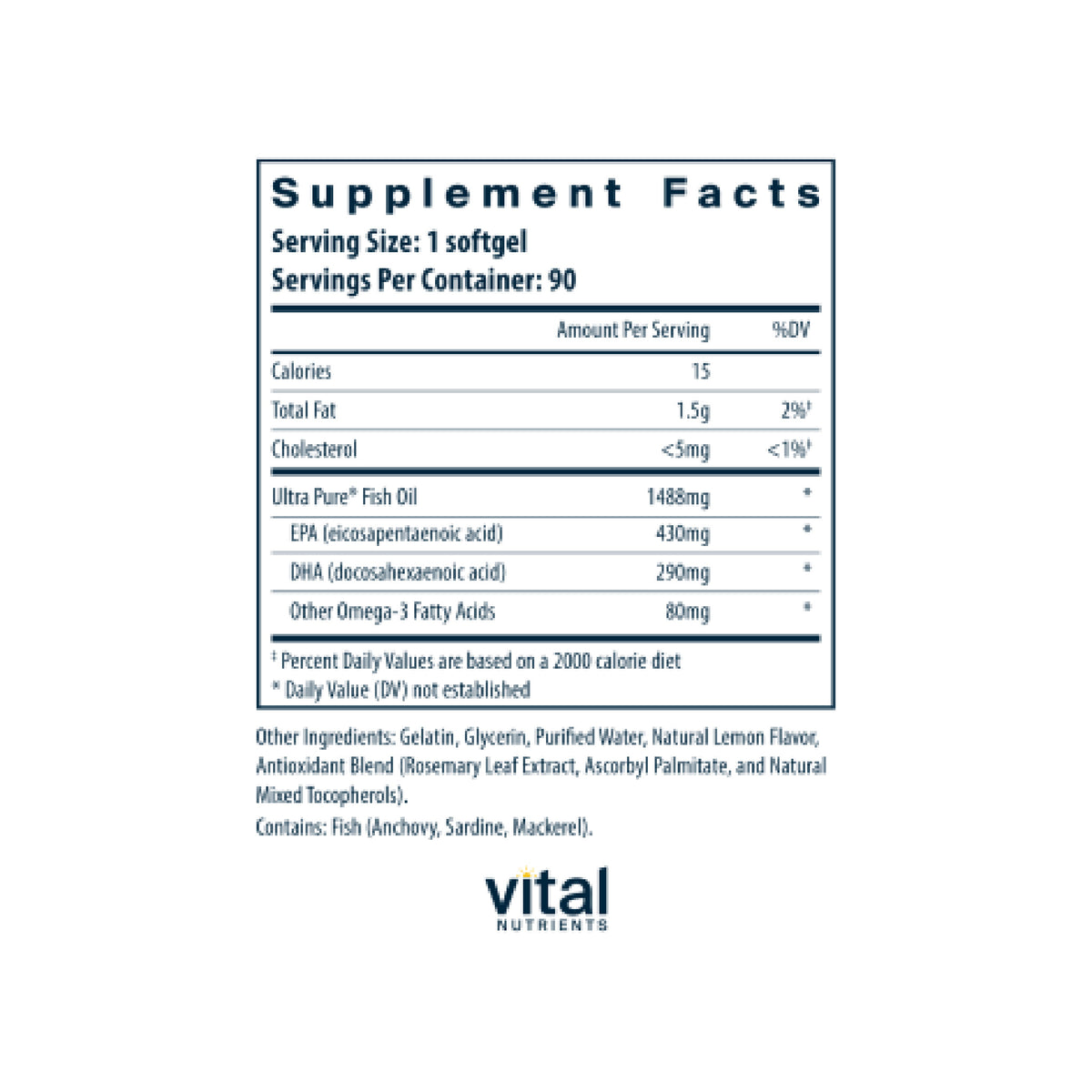 Ultra Pure Fish Oil 800 TG