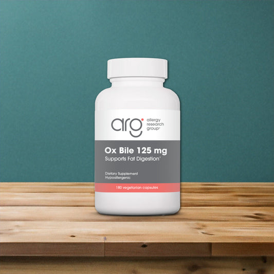 Ox Bile 125mg 180 Capsules