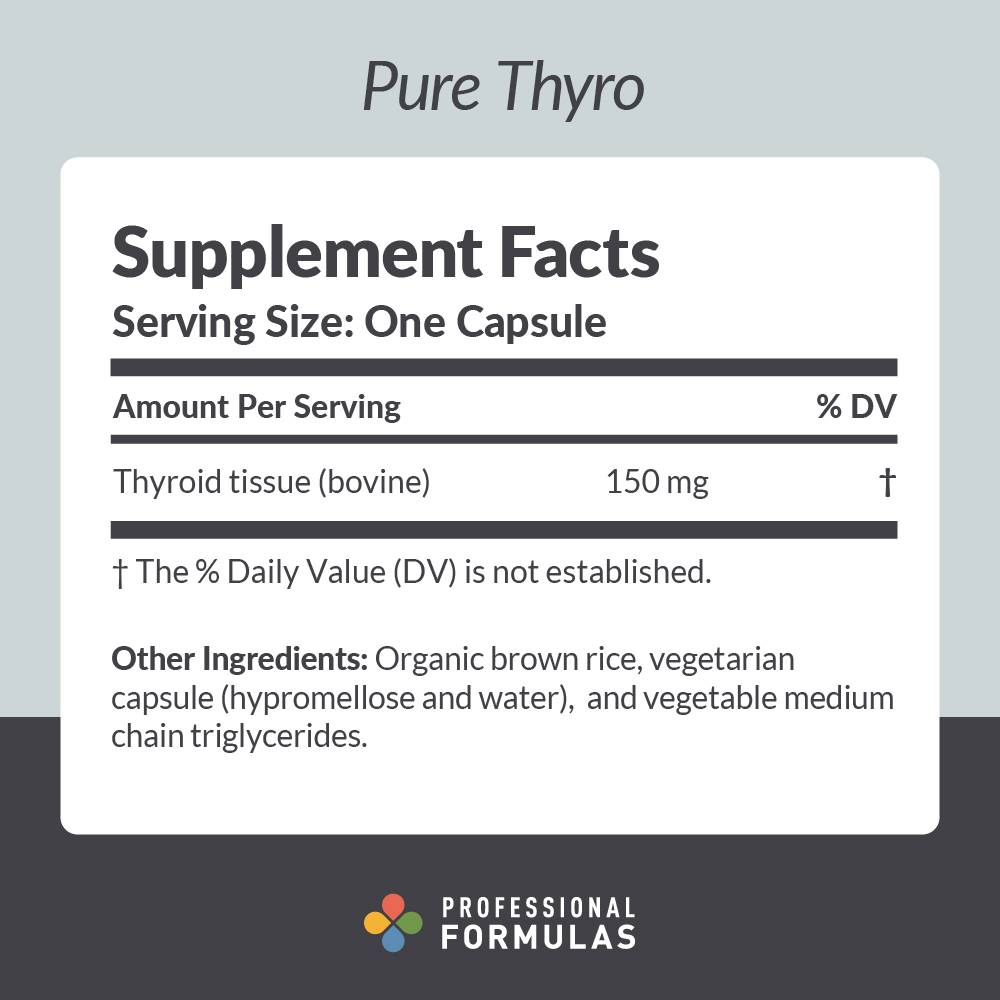 Pure Thyro 60 capsules