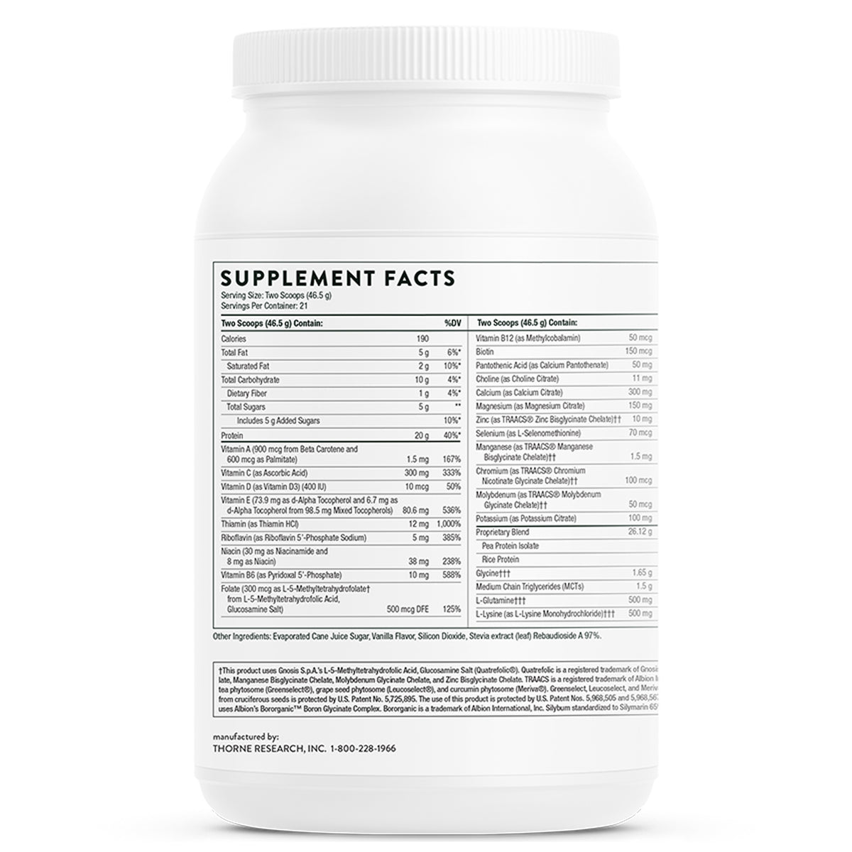 MediClear - SGS - Vanilla Rice & Pea Protein Powder