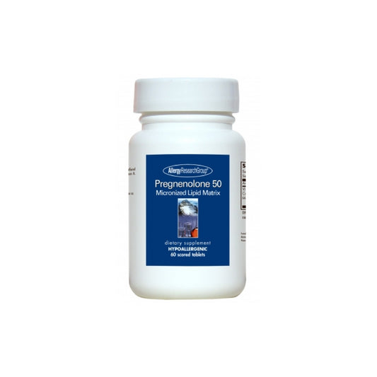 Pregnenolone 50 mg Micronized Lipid Matrix 60 Tablets